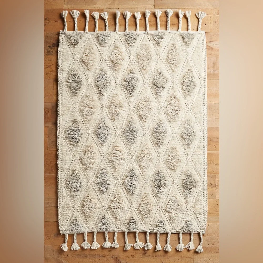 NWT Anthropologie Diamond Path Rug 2x3